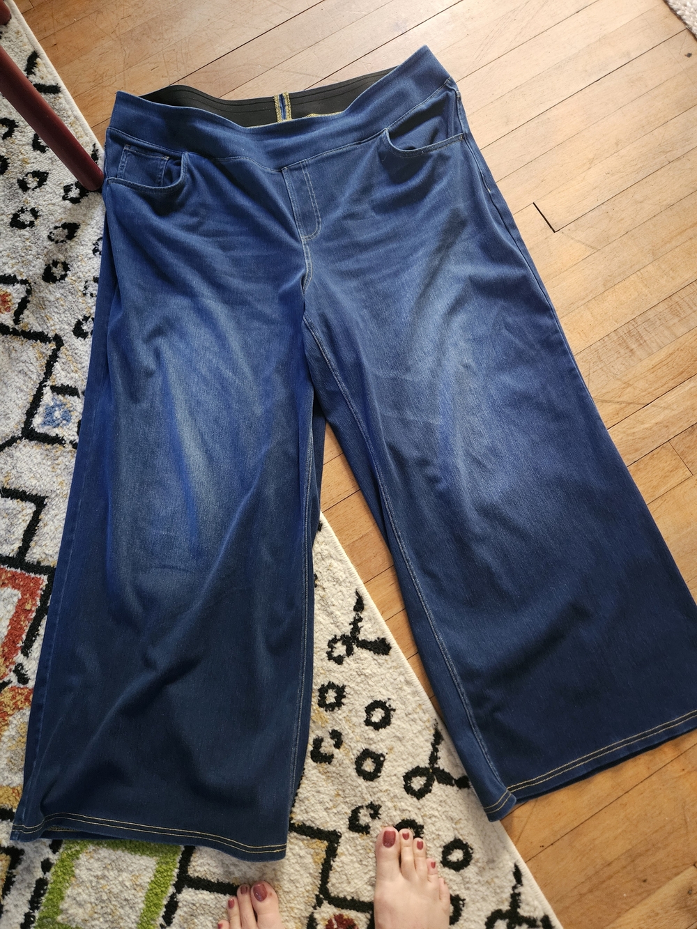 HALARA Women's High Waisted Baggy Wide-Leg Jeans in 2X